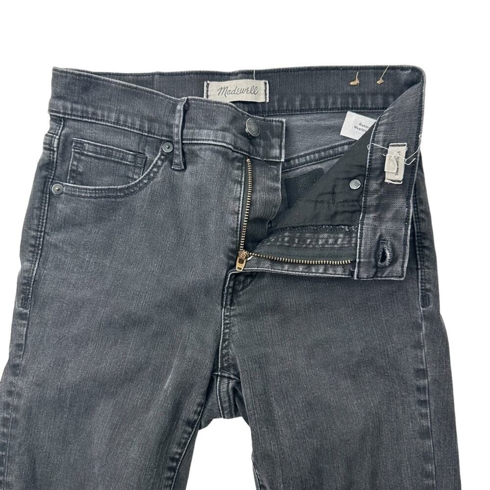 Madewell 9” high rise skinny jeans black women's 26 tall - Picture 5 of 12